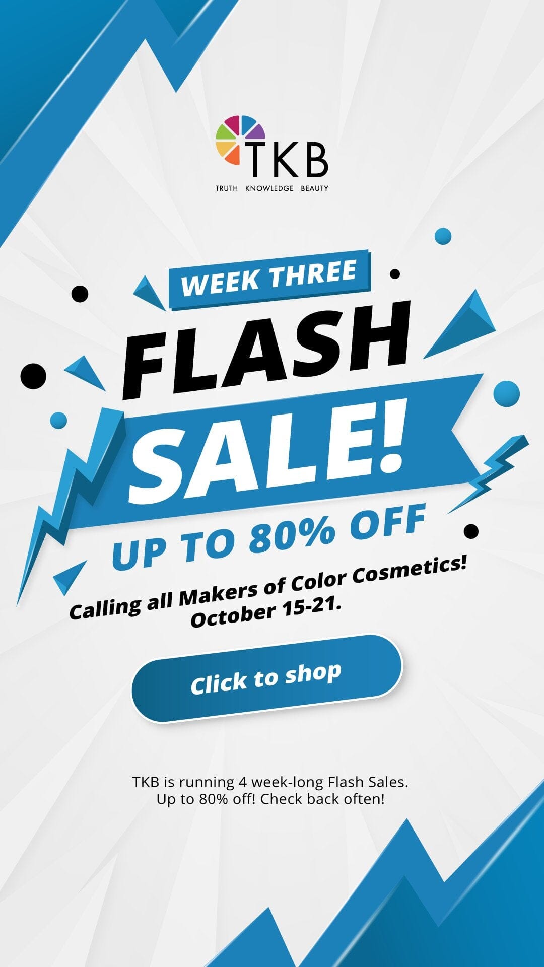 TKB's October Flash Sale - Week 3