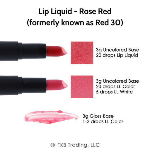 TKB Lip Liquid - Rose Red