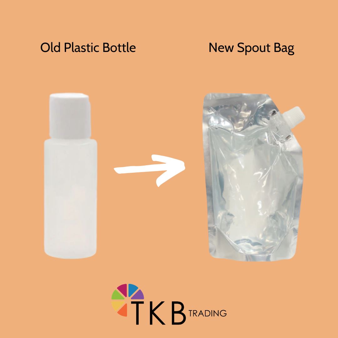New Spout Bag Packaging for Our Liquids