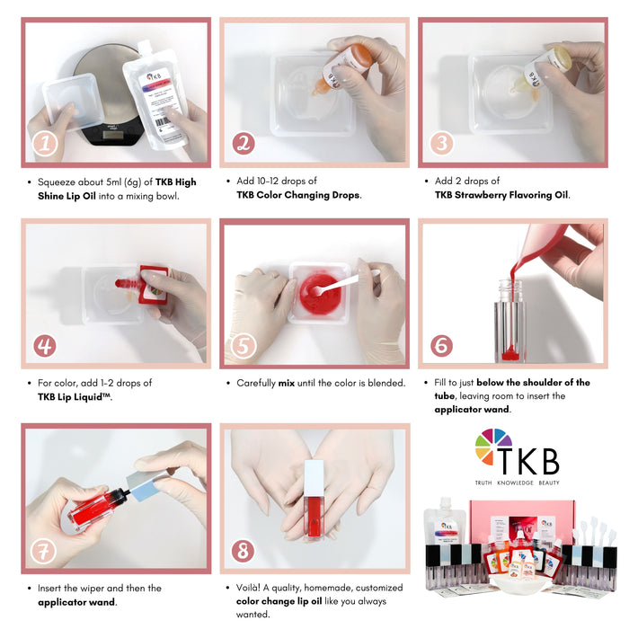 TKB Color Changing Lip Oil DIY Kit