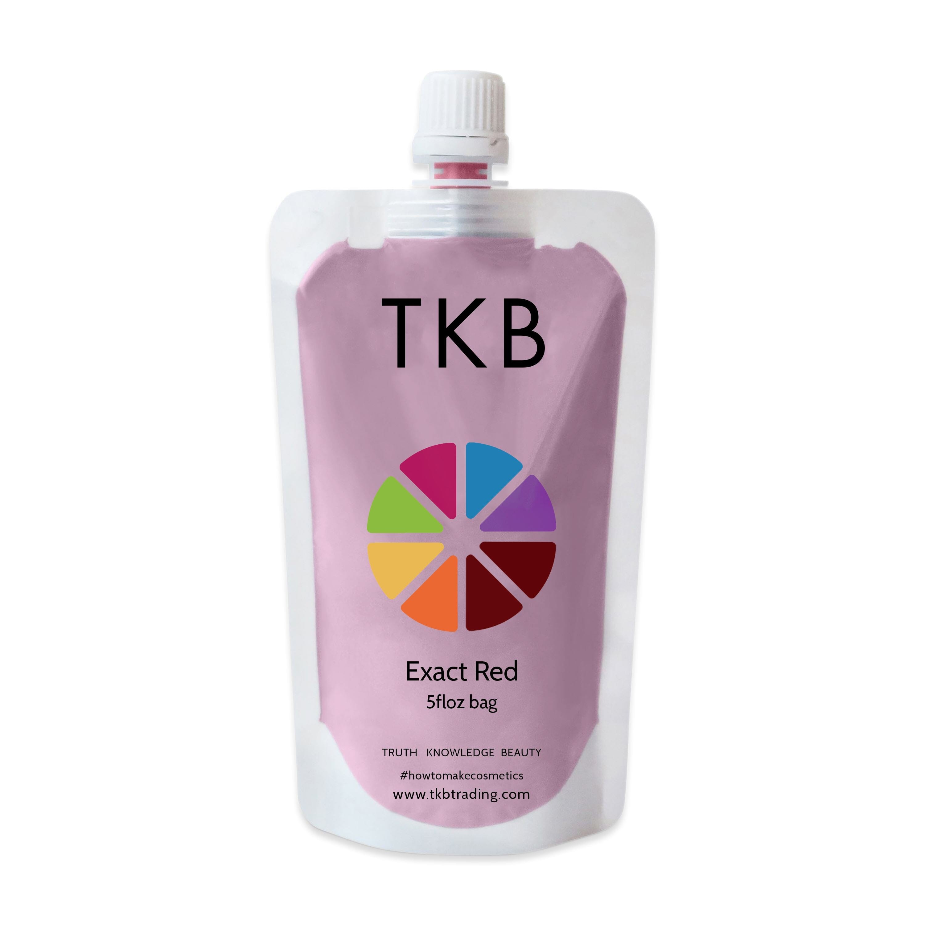 TKB Lip Liquid - Exact Red - Highly Pigmented Cosmetic Lip Color