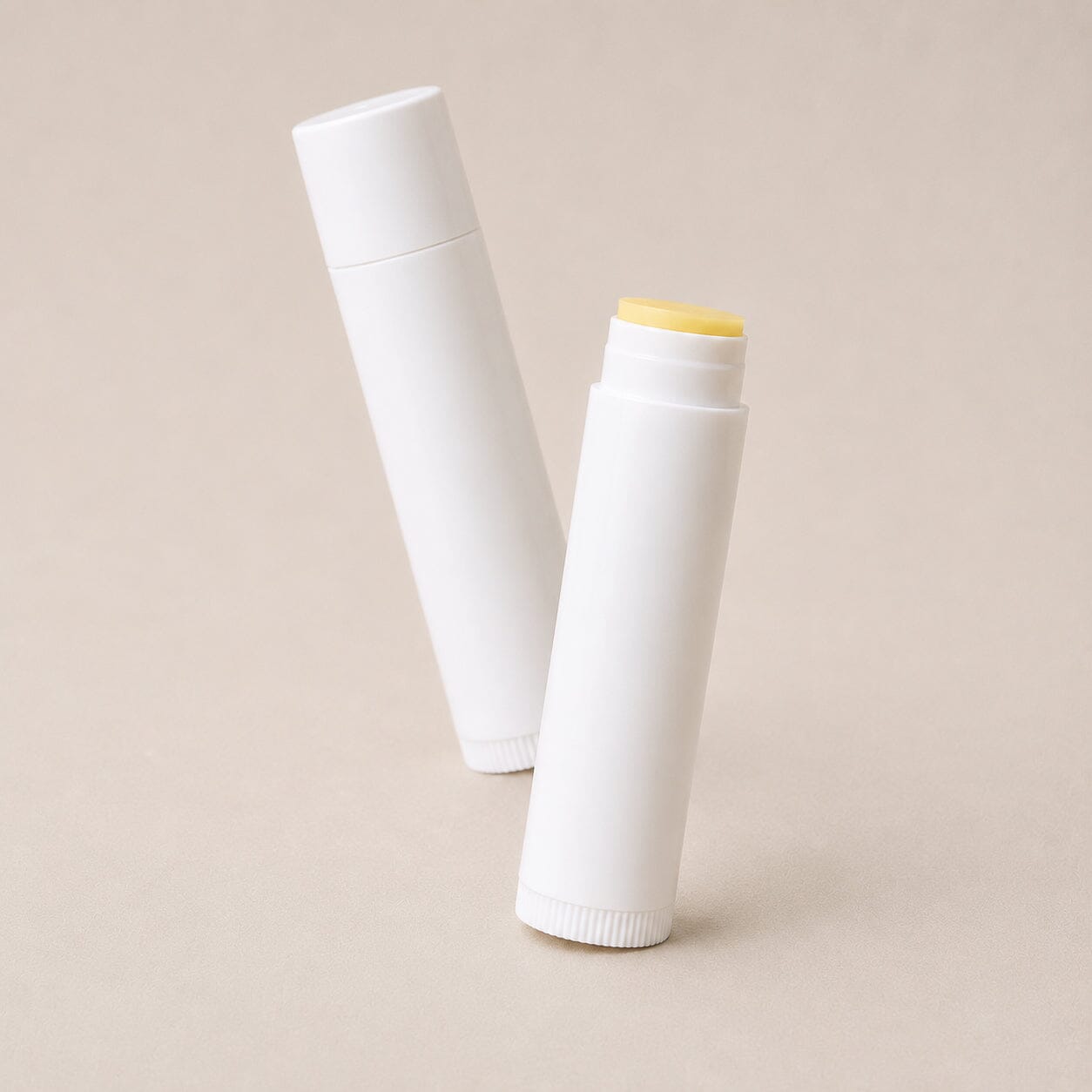 White Lip Balm Tubes