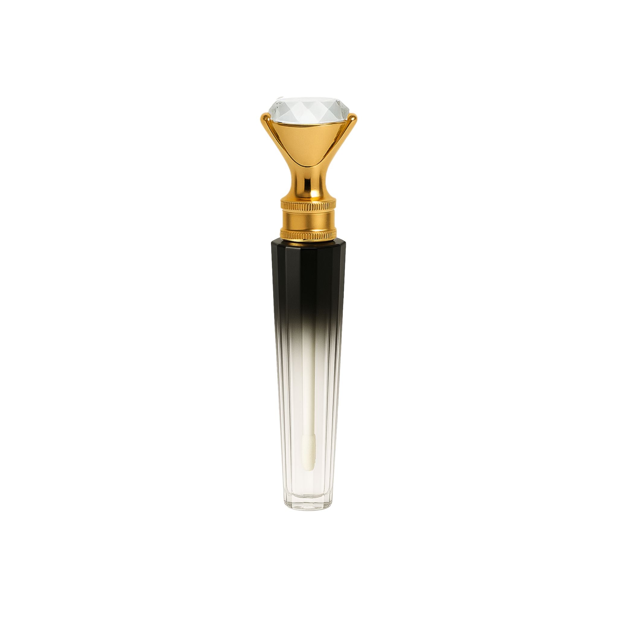 TKB Ombre Diamond Lip Gloss Tube – Gold Crown Cap