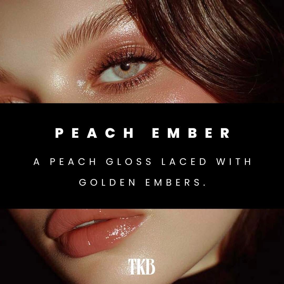 Peach Ember Shimmer Lip Gloss