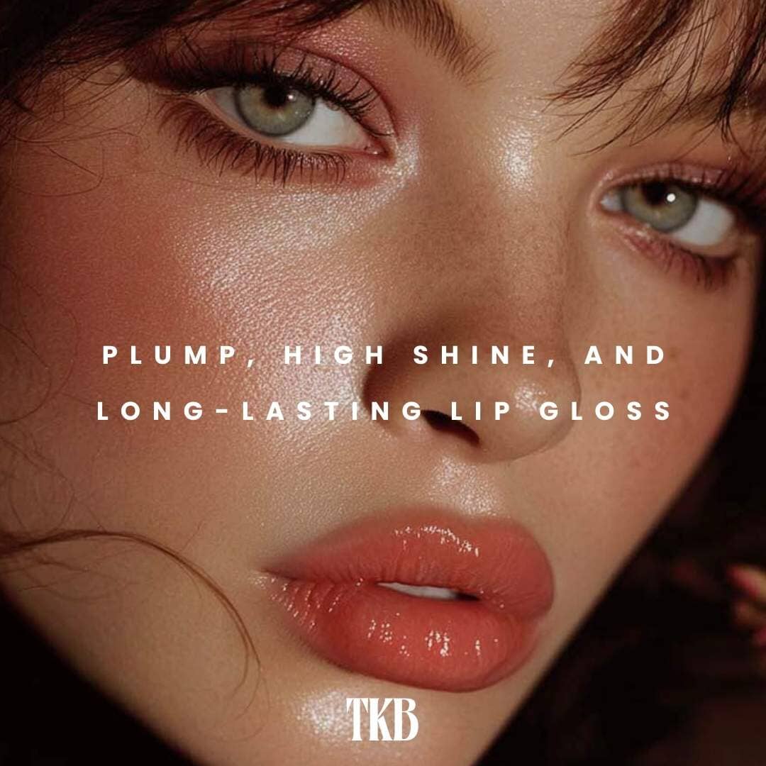 Peach Ember Shimmer Lip Gloss