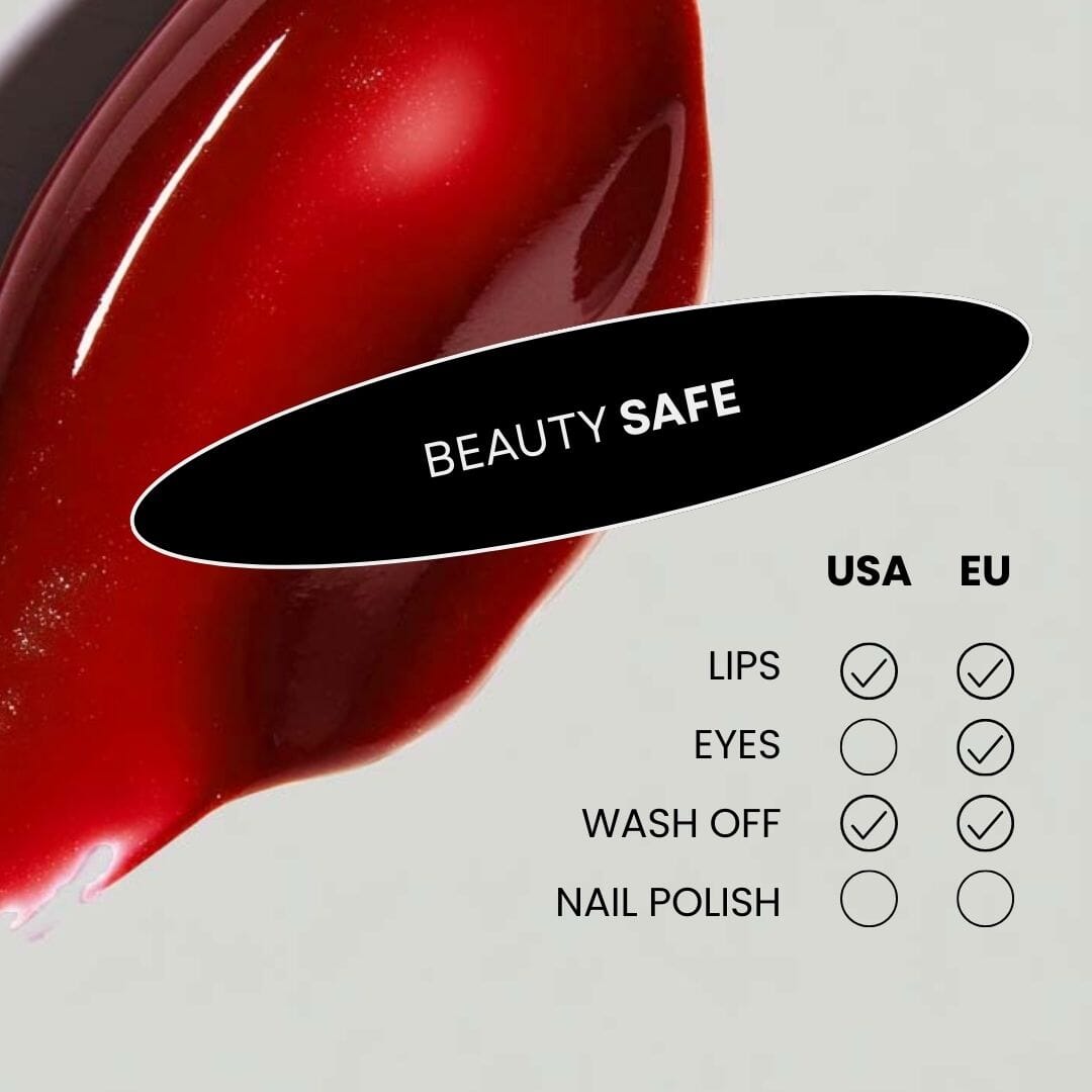 TKB Lip Liquid - Rose Red - Highly Pigmented Cosmetic Lip Color