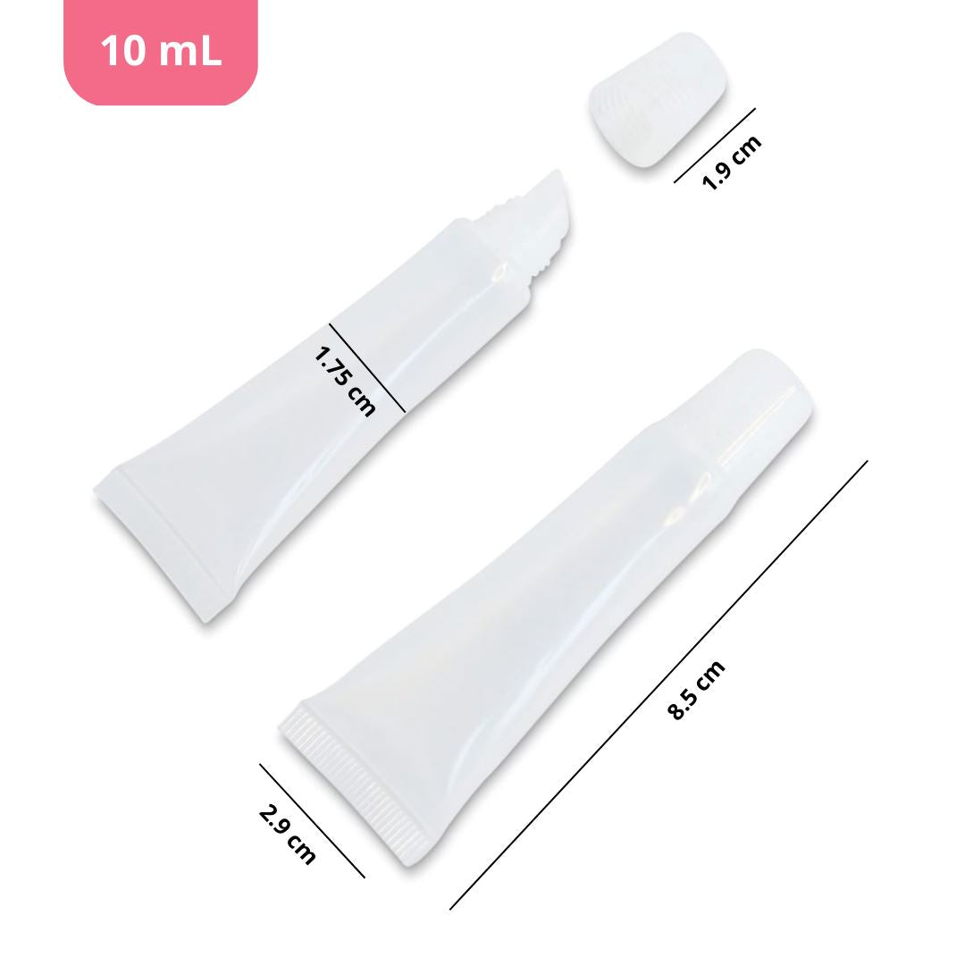 lip gloss tubes q c moore Pangda 25 Pcs 1.2 ml Empty Containers Clear Mini Refillable Lip Balm Bottles with Rubber Inserts and Transfer Pipettes for Different Samples Travel Split Charging DIY Make purchase programs Flat Top Squeezie Lip Gloss