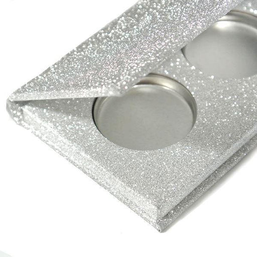 26mm Glittery Silver 2 Cavity (Includes Tins & Press Tiles)
