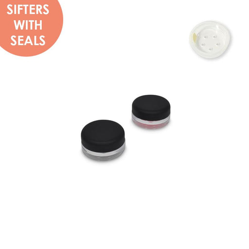 Jars: Matte Black and Sifters with Seals
