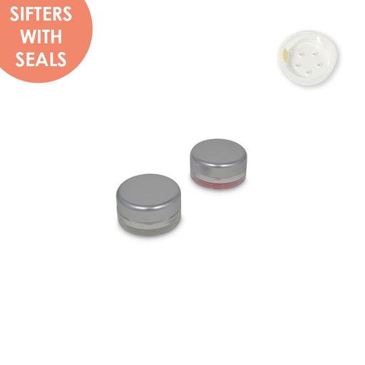 Jars: Matte Silver and Sifters with Seals