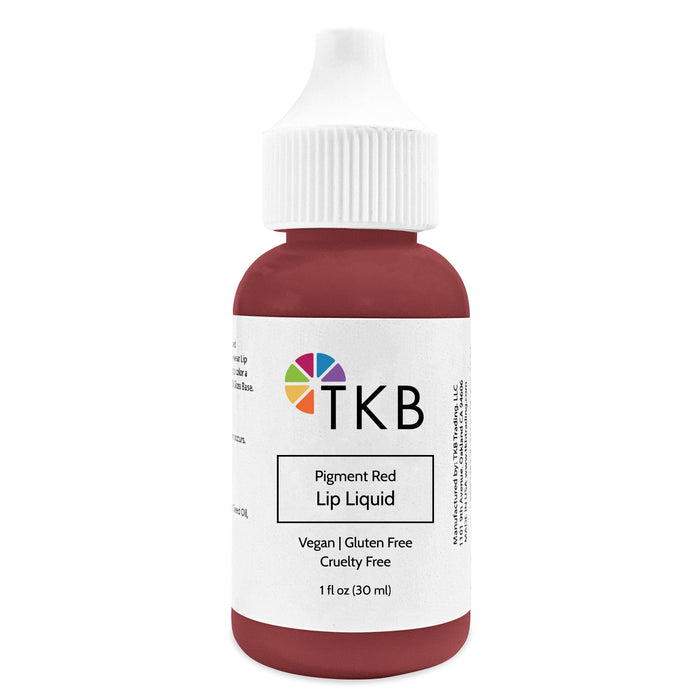 TKB Lip Liquid - Pigment Red - Highly Pigmented Cosmetic Lip Color — TKB  Trading, LLC