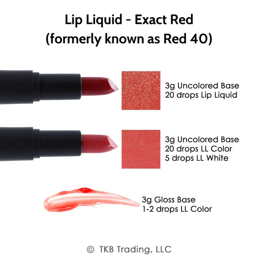 TKB Lip Liquid - Exact Red