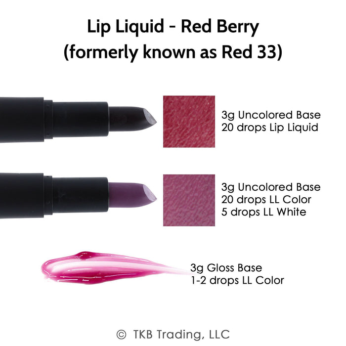 TKB Lip Liquid - Red Berry