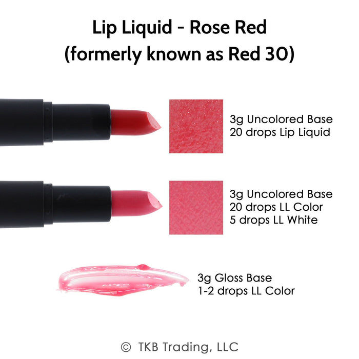TKB Lip Liquid - Rose Red
