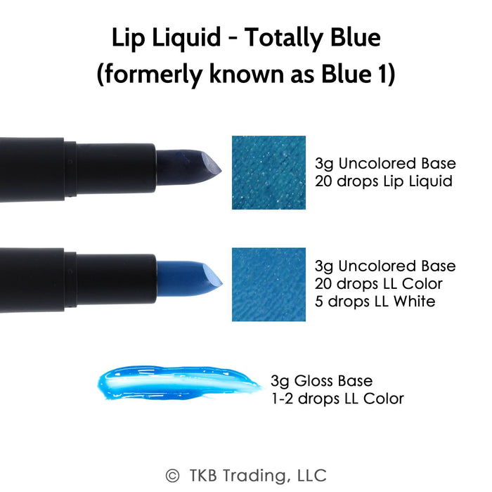 TKB Lip Liquid - Totally Blue