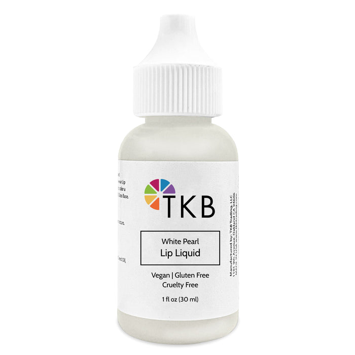 TKB Lip Liquid - White Pearl - Highly Pigmented Cosmetic Lip Color