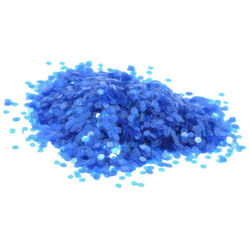 Glass Blue Mosaic Glitter