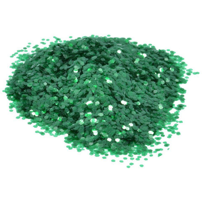 Glass Green Mosaic Glitter