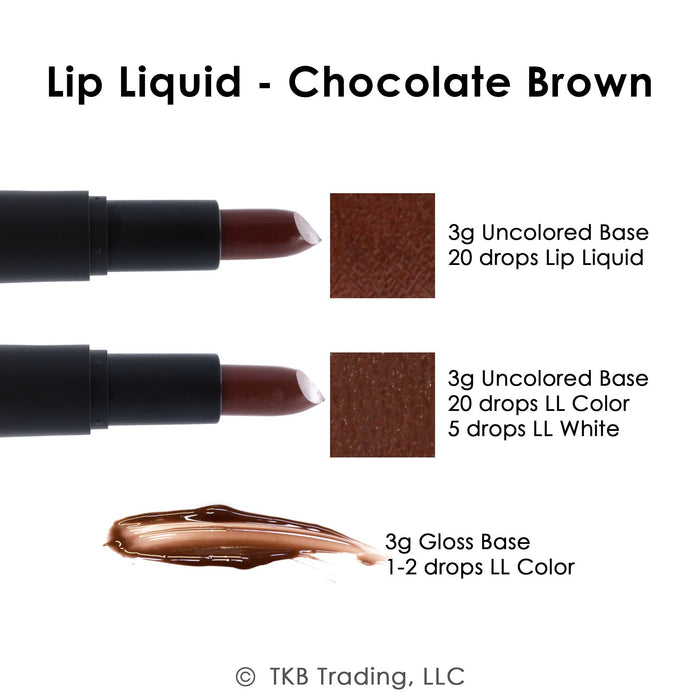 TKB Lip Liquid - Chocolate Brown